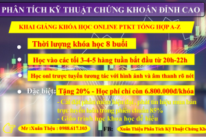 TUYỂN SINH : KHÓA HỌC PHÂN TÍCH KỸ THUẬT CHỨNG KHOÁN THỰC CHIẾN