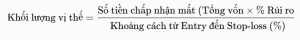 Công thức tính Khối lượng lệnh
